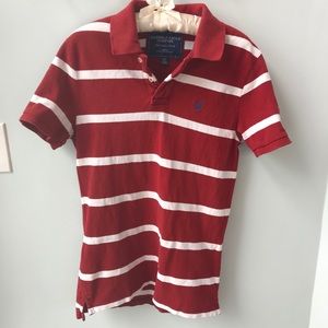 American eagle stripped polo